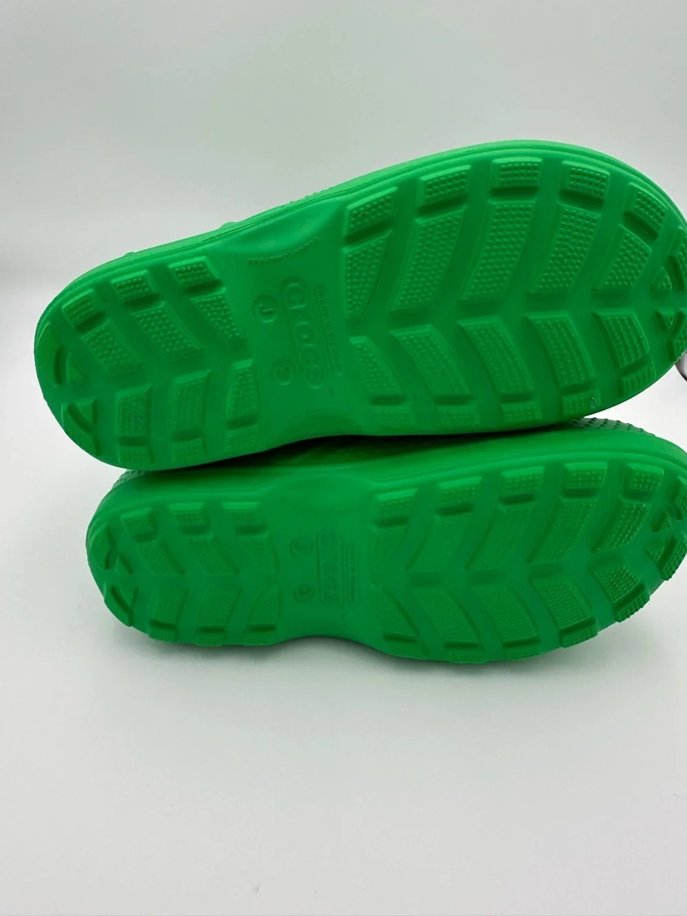 Crocs Handle It Green Boots Size J-3